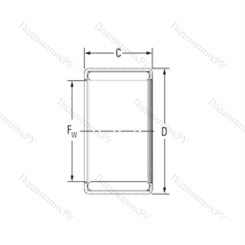 Подшипник игольчатый радиальный Y 118