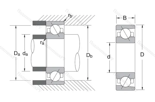 Сверхточный подшипник 7014 A 5TRDULP 3