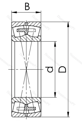 Сферический роликовый подшипник 3520 АМН (22220 MBW 33) в Чите