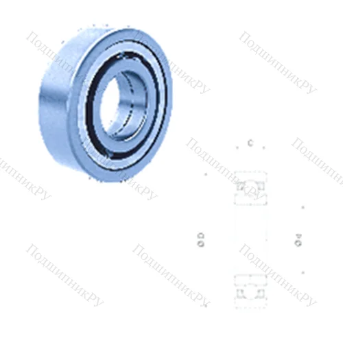 Подшипник шариковый радиально-упорный QJ 212FM/C 3