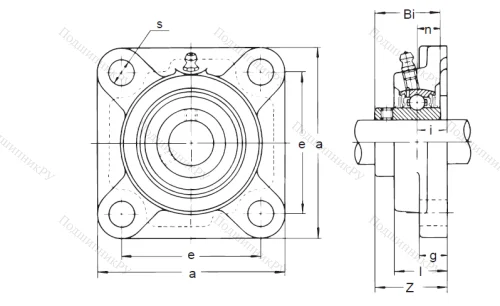 Подшипниковый узел UCF 210 в Чите