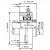 Подшипниковый узел UCFL 208 - Вал: 40 мм от производителя LPZ Подшипниковый узел UCFL 208 - Вал: 40 мм от производителя LPZ