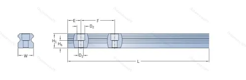 Направляющая LLTHR 15 P 5 в Чите