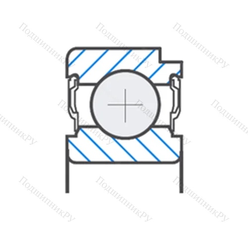 Подшипник шариковый радиальный 803196B.E 48CA.H 95AB