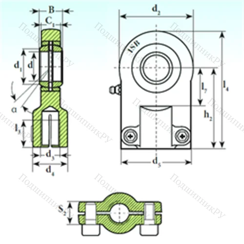 Подшипник скольжения сферический TAPR 710 DO