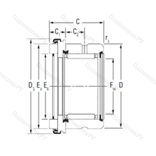 Подшипник комбинированный RAX 530