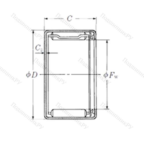 Подшипник игольчатый радиальный MFJLT-1419