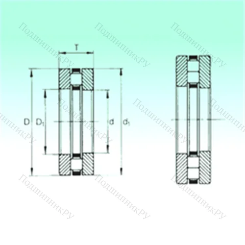 Подшипник роликовый упорный 89312TN от производителя  NBS