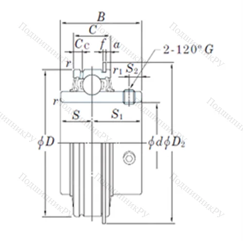 Подшипник шариковый радиальный ER 209-28 от производителя  KOYO