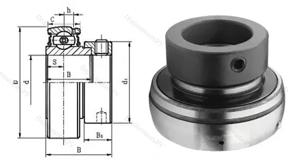 Корпусный подшипник SA 201 в Чите