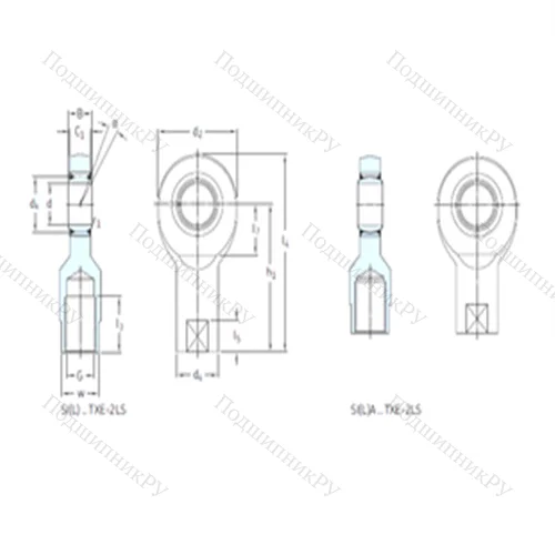 Подшипник скольжения сферический SIL 70TXE-2LS от производителя  SKF