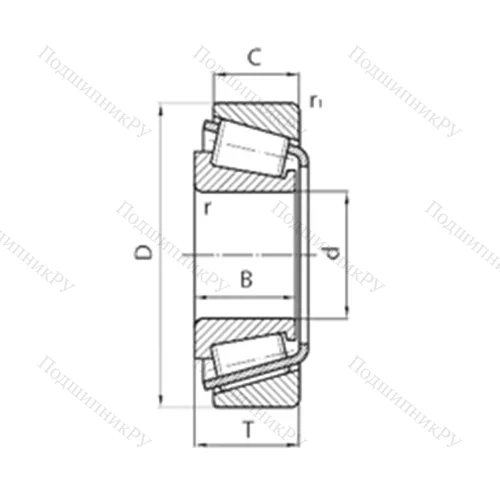 Подшипник роликовый радиально-упорный JLM 104948/10