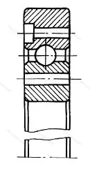 Подшипник  5407/460 размер 460x580x21