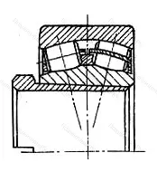 Подшипник  753617 (22318K+AH 2318) 