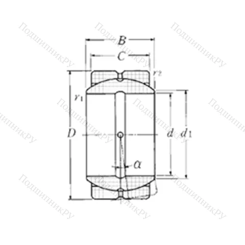 Подшипник скольжения сферический SA 4-115B