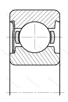 Подшипник  3060900 размер 10x22x10 от производителя  ГПЗ-7