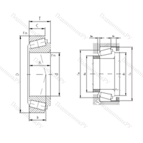 Подшипник роликовый радиально-упорный 32320A