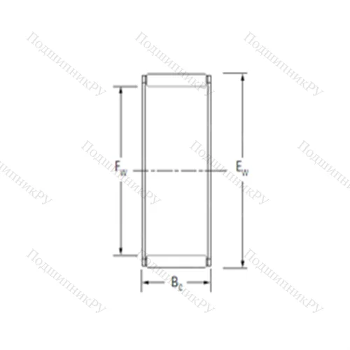 Подшипник игольчатый радиальный WJ-323812