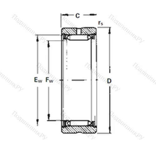 Подшипник игольчатый радиальный RNA 3050