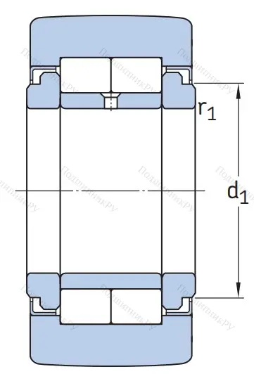 Игольчатый подшипник NUTR 15 A