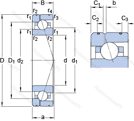 Подшипник 7024 CE/HCP 4AL 1