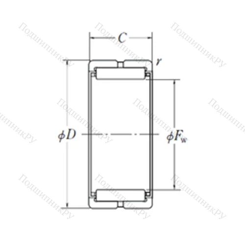 Подшипник игольчатый радиальный RNA 49/14