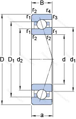 Подшипник 7001 ACE/HCP 4A