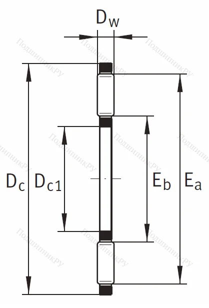 Игольчатый подшипник подшипник AXK 1226 A/0-10
