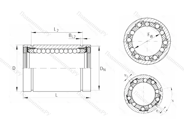 Подшипник KB 12 PP