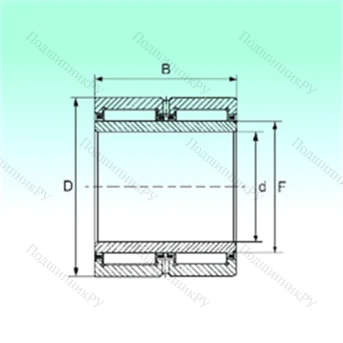 Подшипник игольчатый радиальный NA 69/32 ZW
