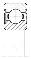 Подшипник 62206 2RS 