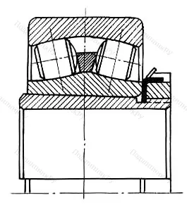 Модификация подшипника 353514Н размер 70x140x33/59