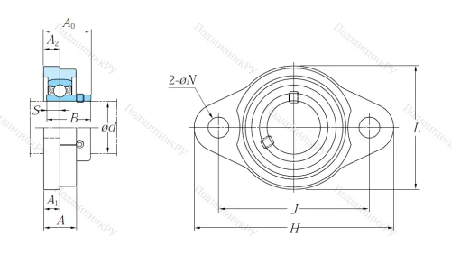 Подшипниковый узел UFL 005 JE 1 в Чите