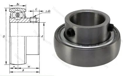 Корпусный подшипник SB 207 в Чите