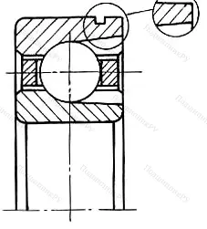 Подшипник 6322E.P 53 размер 110x240x50 от производителя  SKF