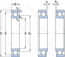 Подшипник N 1017 KTNHA/SP