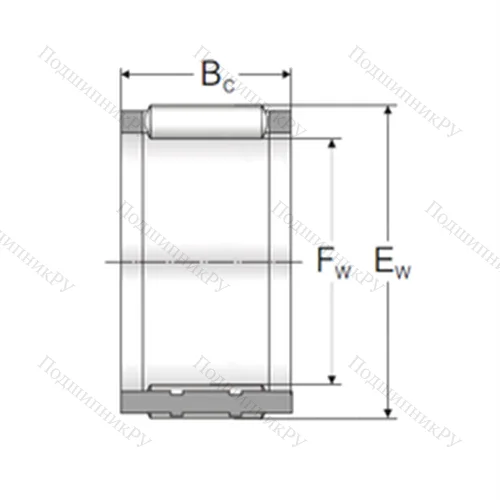 Подшипник игольчатый радиальный K 75x83x23TN