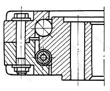 Подшипник  3789/1696 размер 1696x2200x165 от производителя  ГПЗ-1