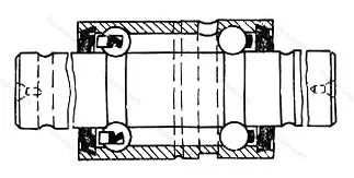 Подшипник  4224903 размер 16x30x39 от производителя  МПЗ