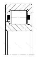 Модификация подшипника 6-42205Е размер 25x52x15