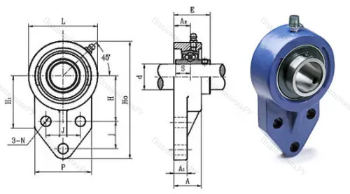Подшипниковый узел UCFB 211 в Чите