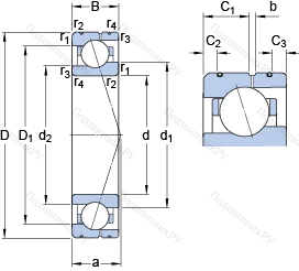 Подшипник 71924 ACE/HCP 4AL