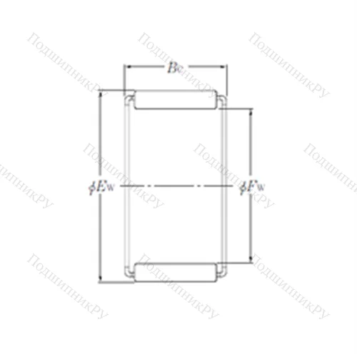 Подшипник игольчатый радиальный PCJ 202612