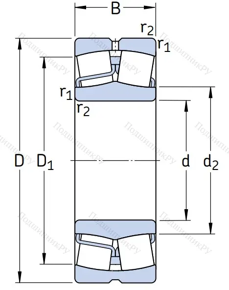 Сферический роликовый подшипник