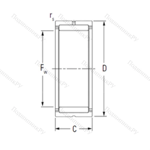Подшипник игольчатый радиальный RNA 5905