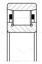 Подшипник N 314MB размер 70x150x35