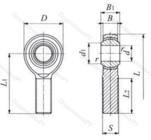 Шарнирная головка POSB 5 в Чите