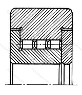 Модификация подшипника 352709Х1 размер 45x110x36