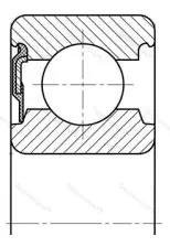 Модификация подшипника 1160304АК размер 20x52x18