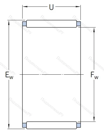 Подшипник K 8x11x10 TN